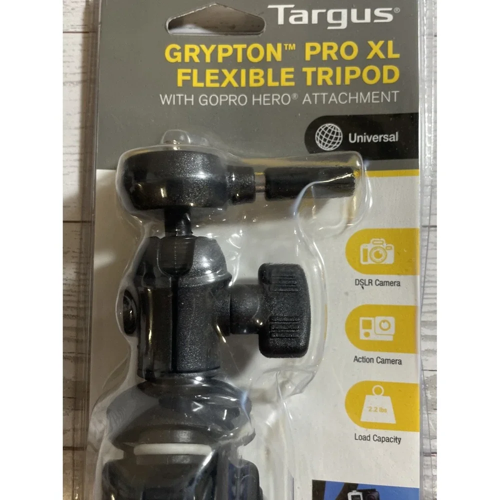 Targus Grypton Pro XL‎ Flexible Tripod with GoPro Hero Attachment TG-GT80G-101